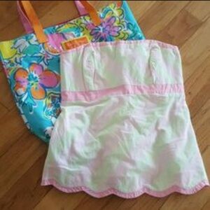 🎉🎉Lilly Pulitzer Strapless Top